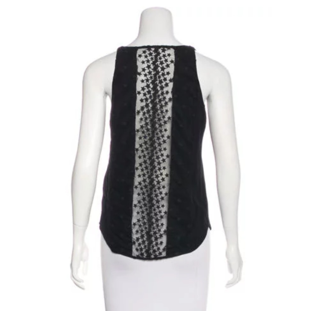 Sandro sleeveless star-accented top 2